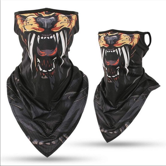 3D ANIMAL GAITER NECK WARMER FACE MASK - Picture 1 of 3